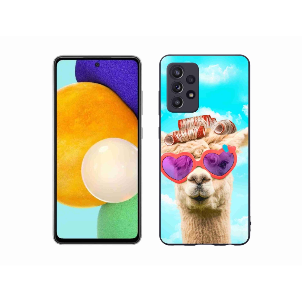 Zselés borítás mmCase Samsung Galaxy A52s 5G - szemüveges láma