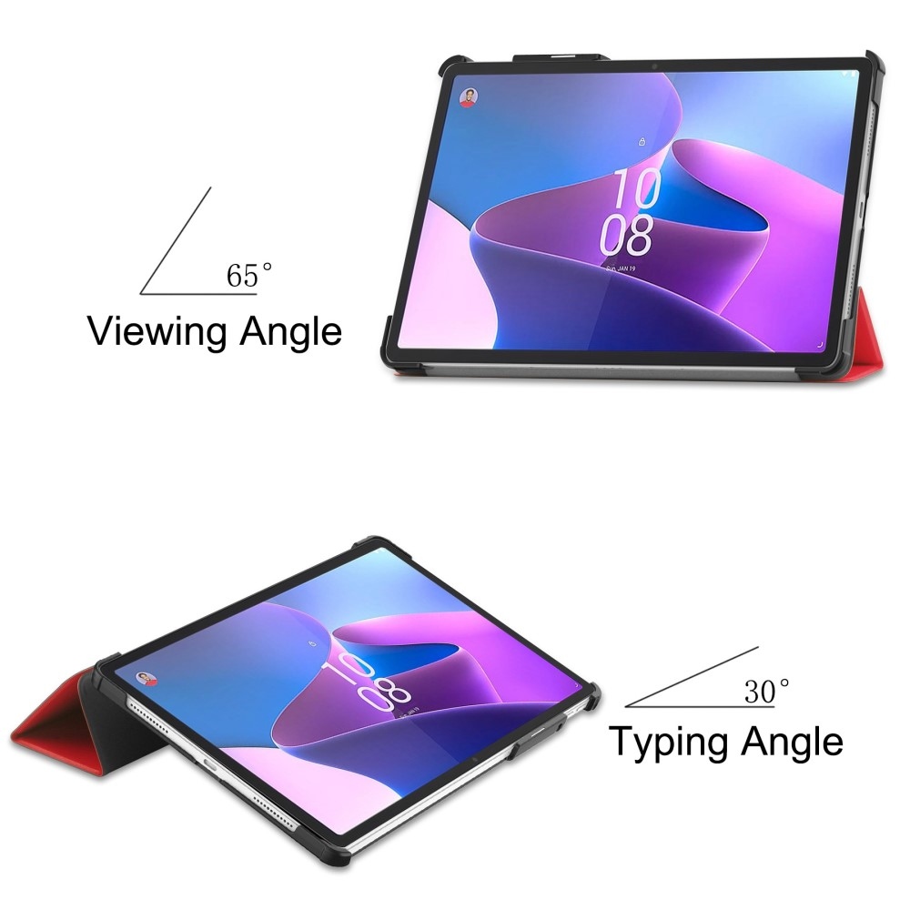 Ügyes záró tok a Lenovo Tab P11 Pro (2.Gen) számára - piros