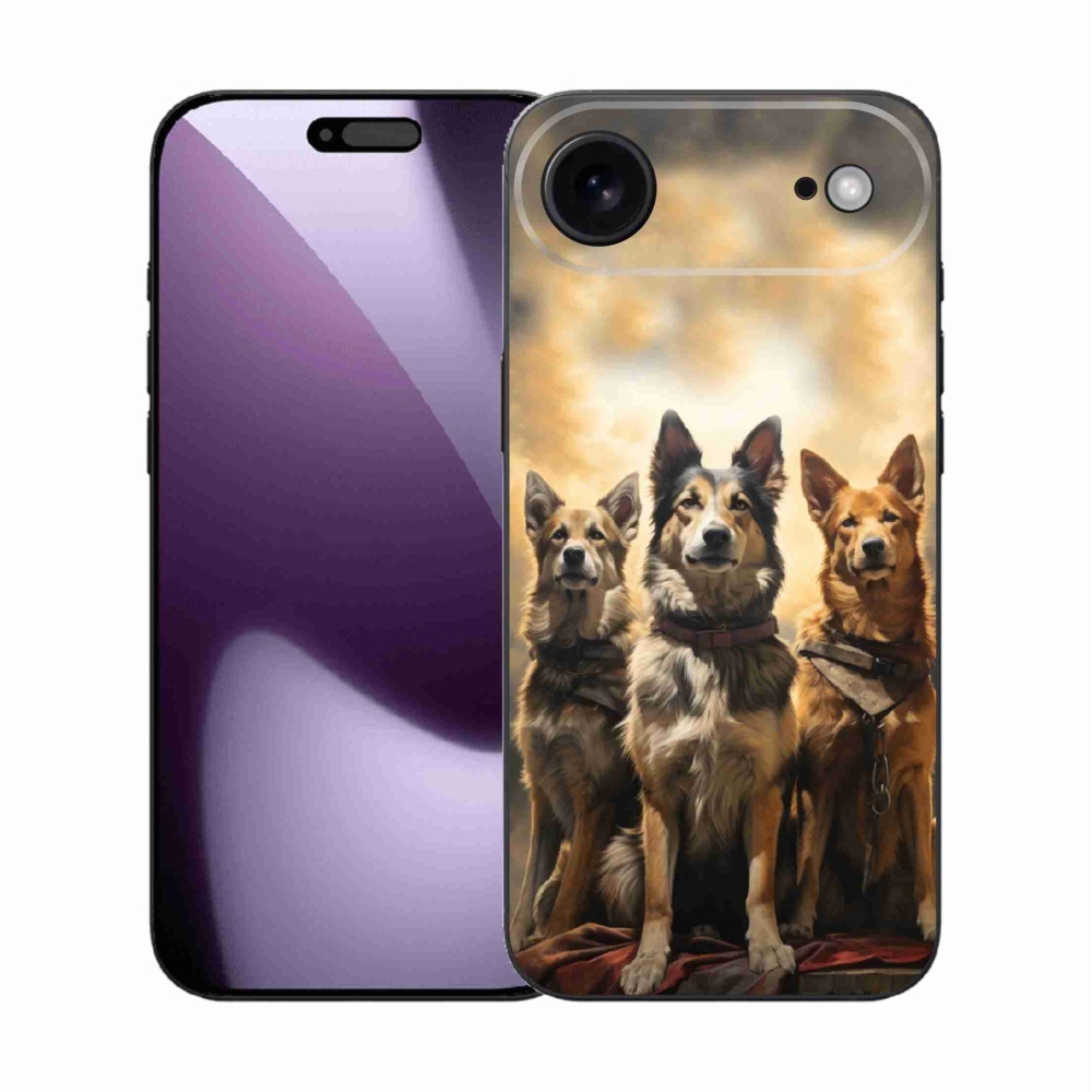 Gél borítás mmCase iPhone 17 Air készülékhez - három kutya