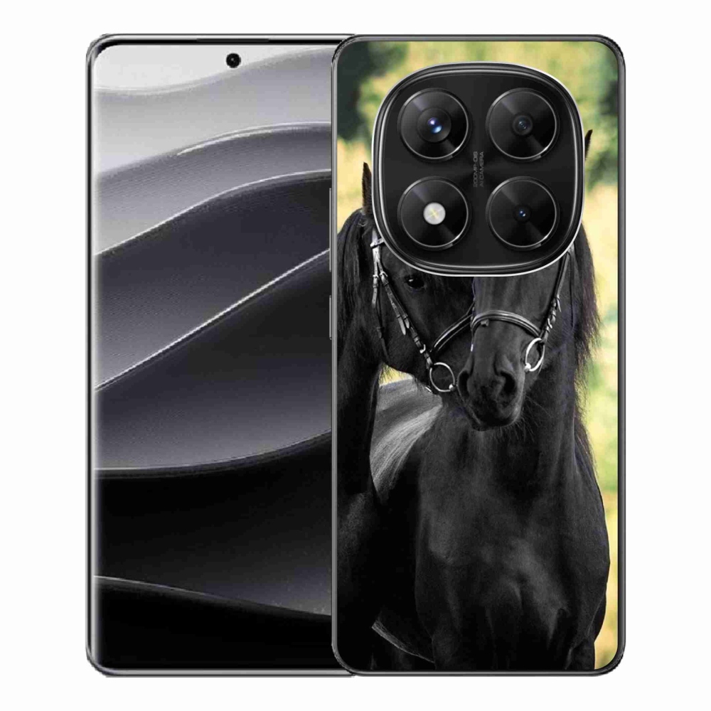 Gél borítás mmCase a Xiaomi Redmi Note 14 Pro 5G/Poco X7 5G - két fekete lóhoz