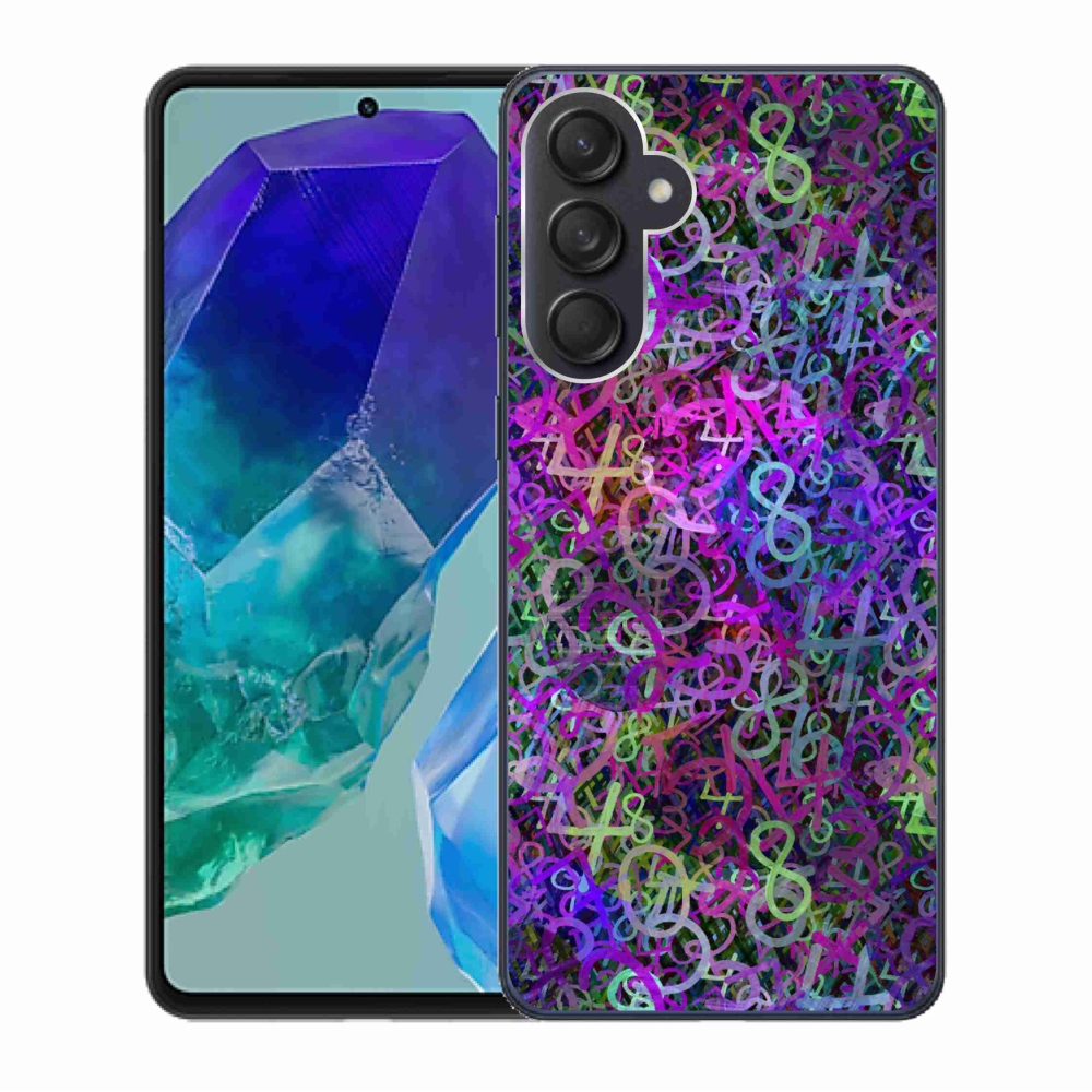 Gél borítás mmCase Samsung Galaxy M55 5G - absztrakt motívum 25