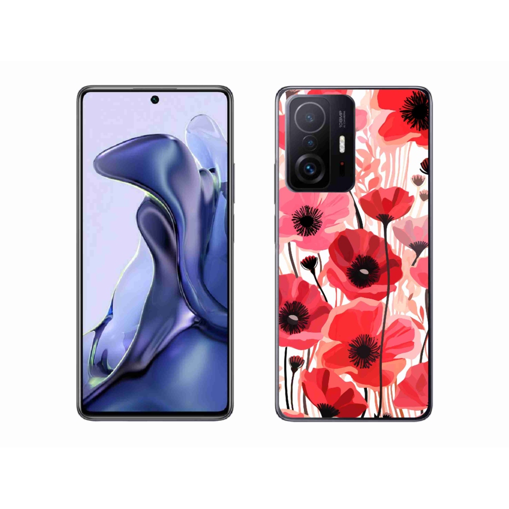 Gél borítás mmCase a Xiaomi 11T-hez - mákos 1