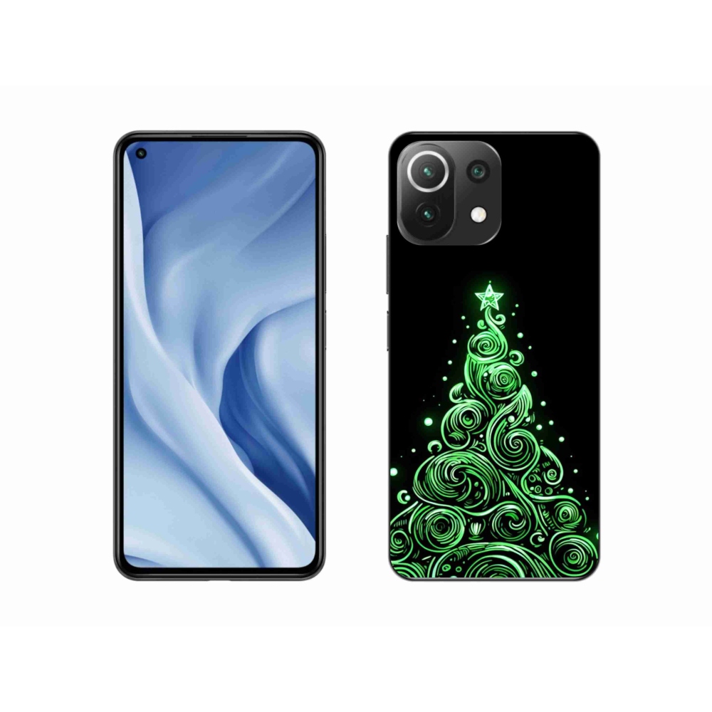 Gélburkolat mmCase a Xiaomi 11 Lite 5G NE - neon karácsonyfa 3