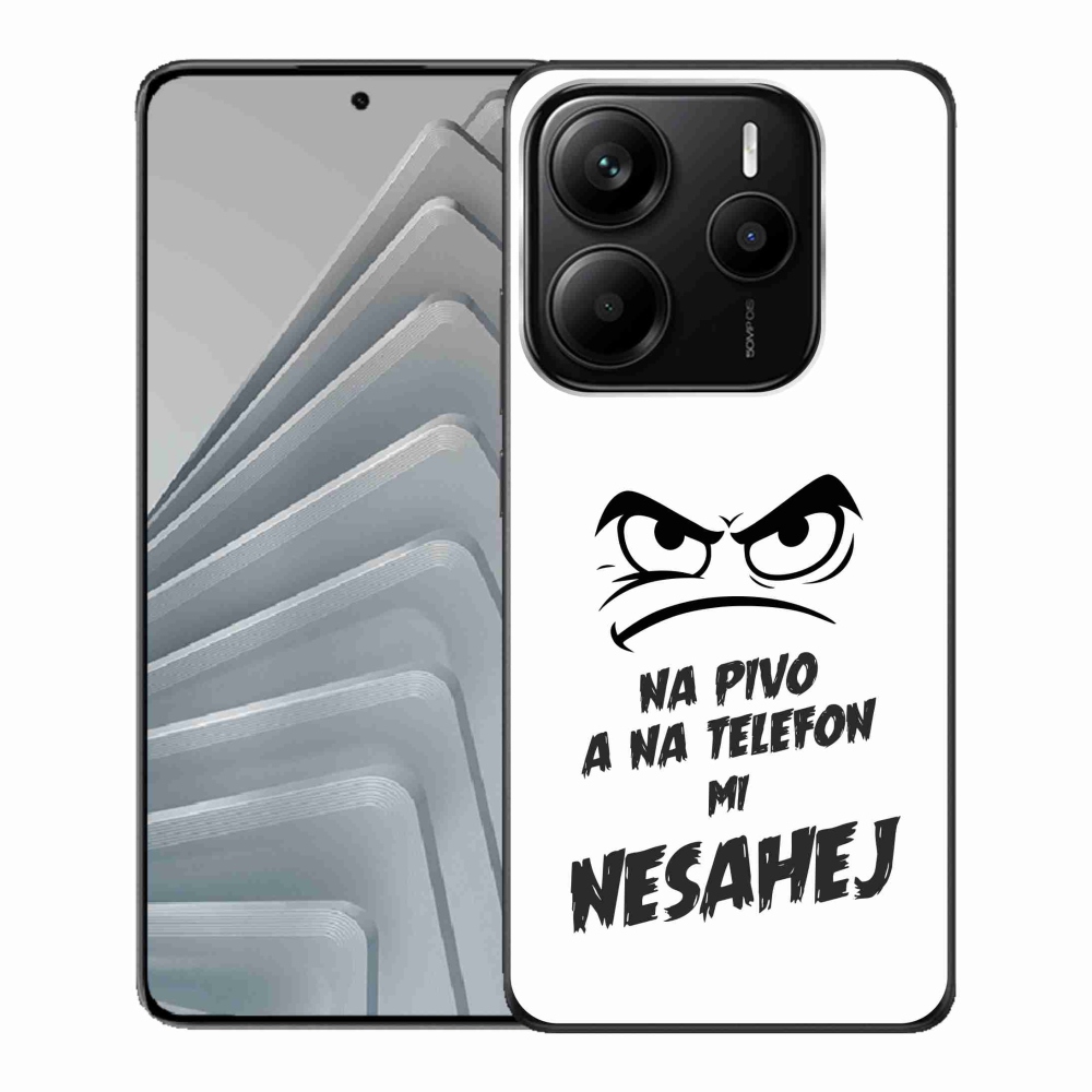 Gél borítás mmCase a Xiaomi Redmi Note 14 5G - sör motívum 2 fehér háttérrel