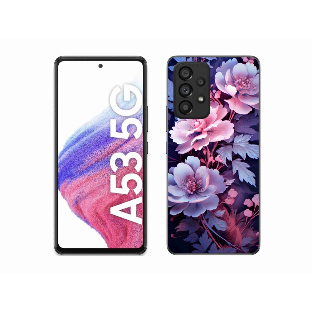 Gél borítás mmCase Samsung Galaxy A53 5G - virágok 11