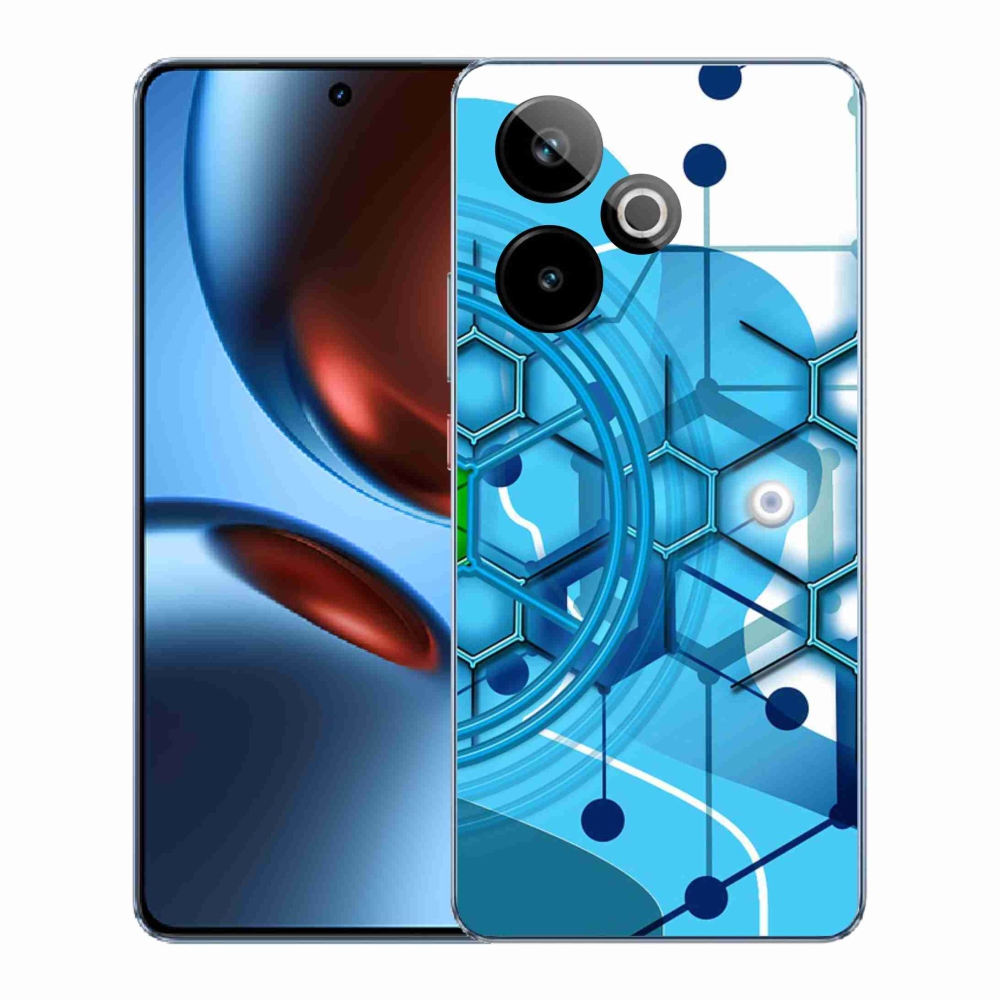 Gél borítás mmCase a Realme GT 7 5G/GT 7T 5G számára - absztrakt minta 2