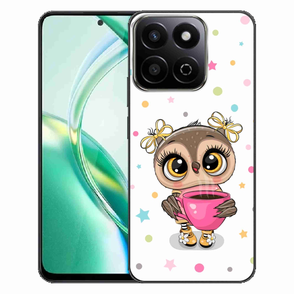 Zselés borító mmCase a Honor 200 Smart 5G készülékhez - rajzfilm bagoly