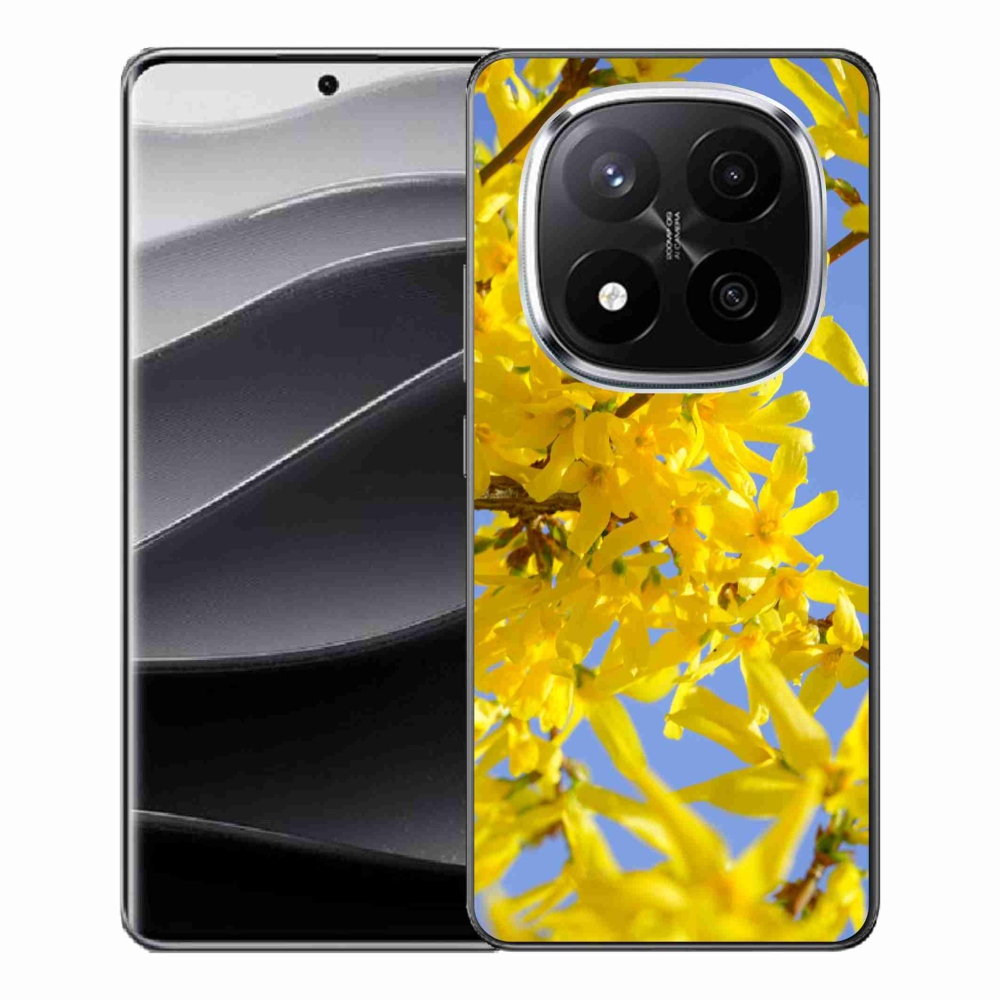 Gél borítás mmCase a Xiaomi Redmi Note 14 Pro+ 5G számára - sárga virágok