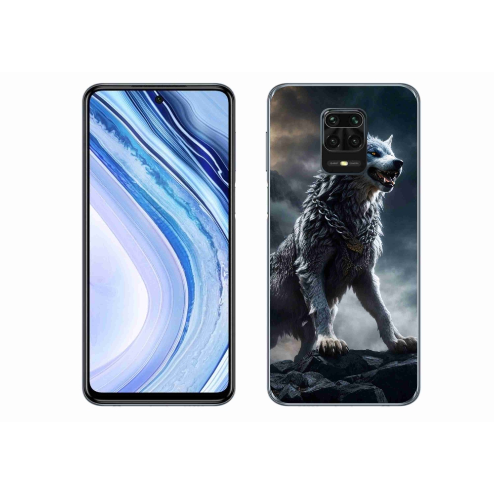 Gél borítás mmCase a Xiaomi Redmi Note 9S-hez - farkas 1