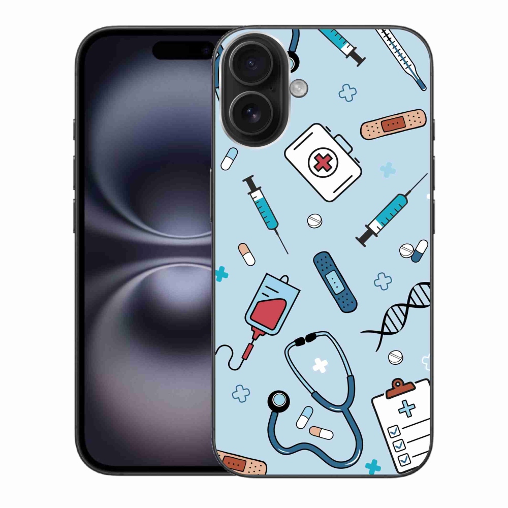 Zselés borítás mmCase iPhone 16 Plus készülékhez - egészség 1