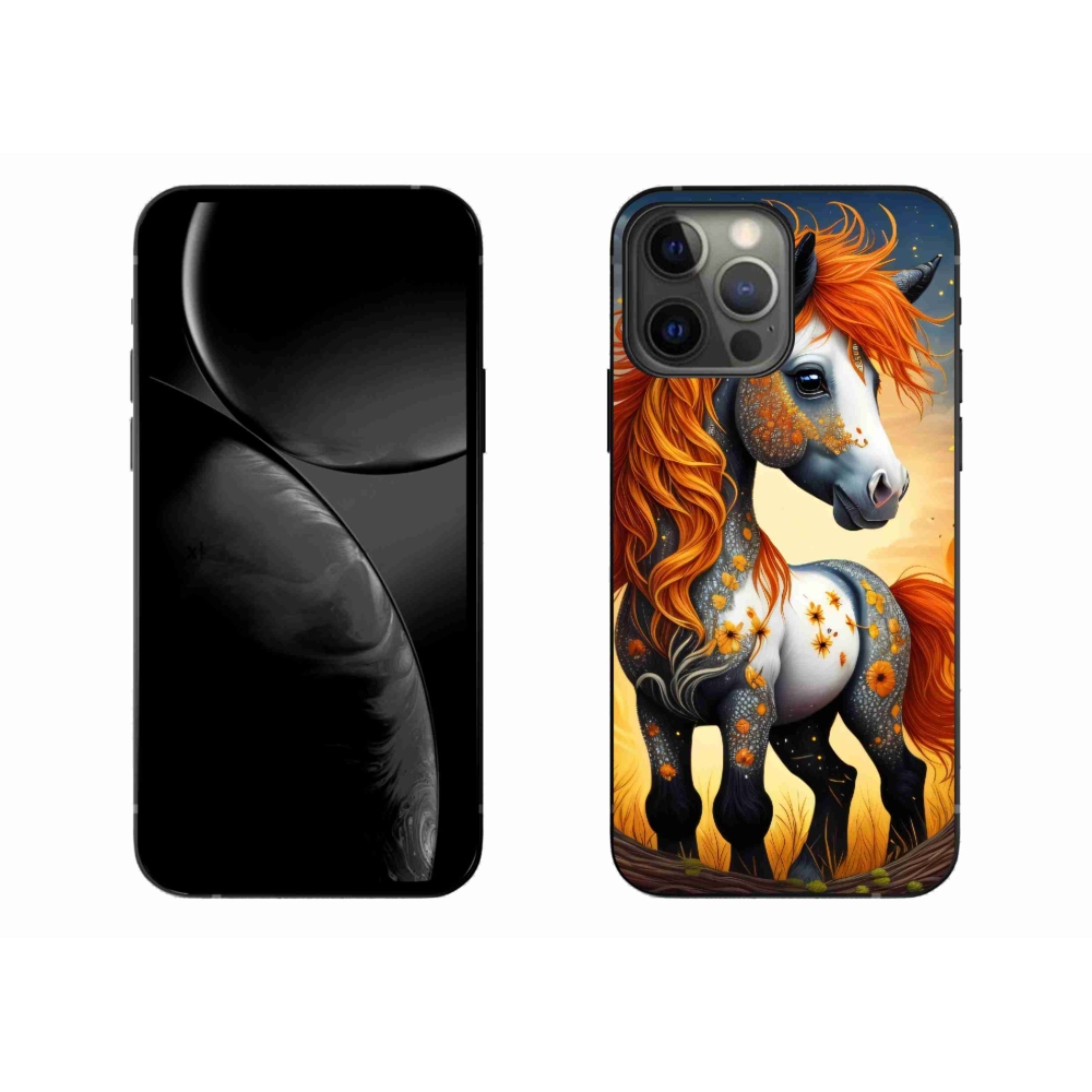 Zselés borítás mmCase iPhone 13 Pro Max készülékhez - színes póni