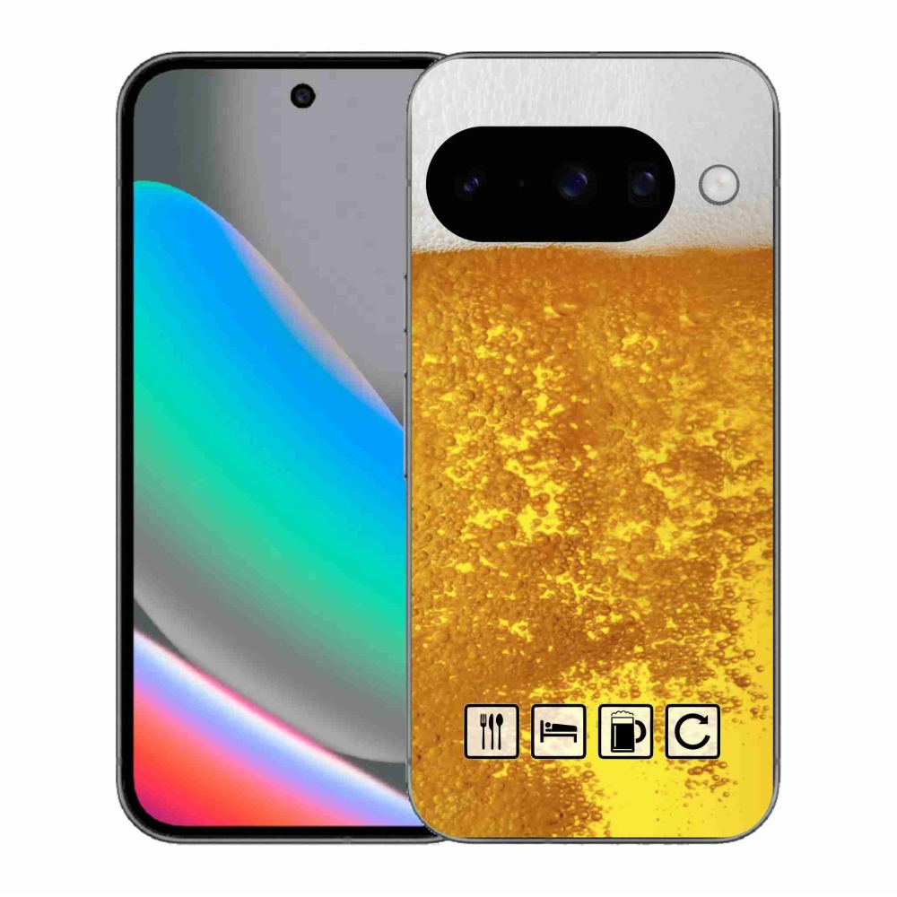 Gél borítás mmCase a Google Pixel 10 számára - sör motívum 3