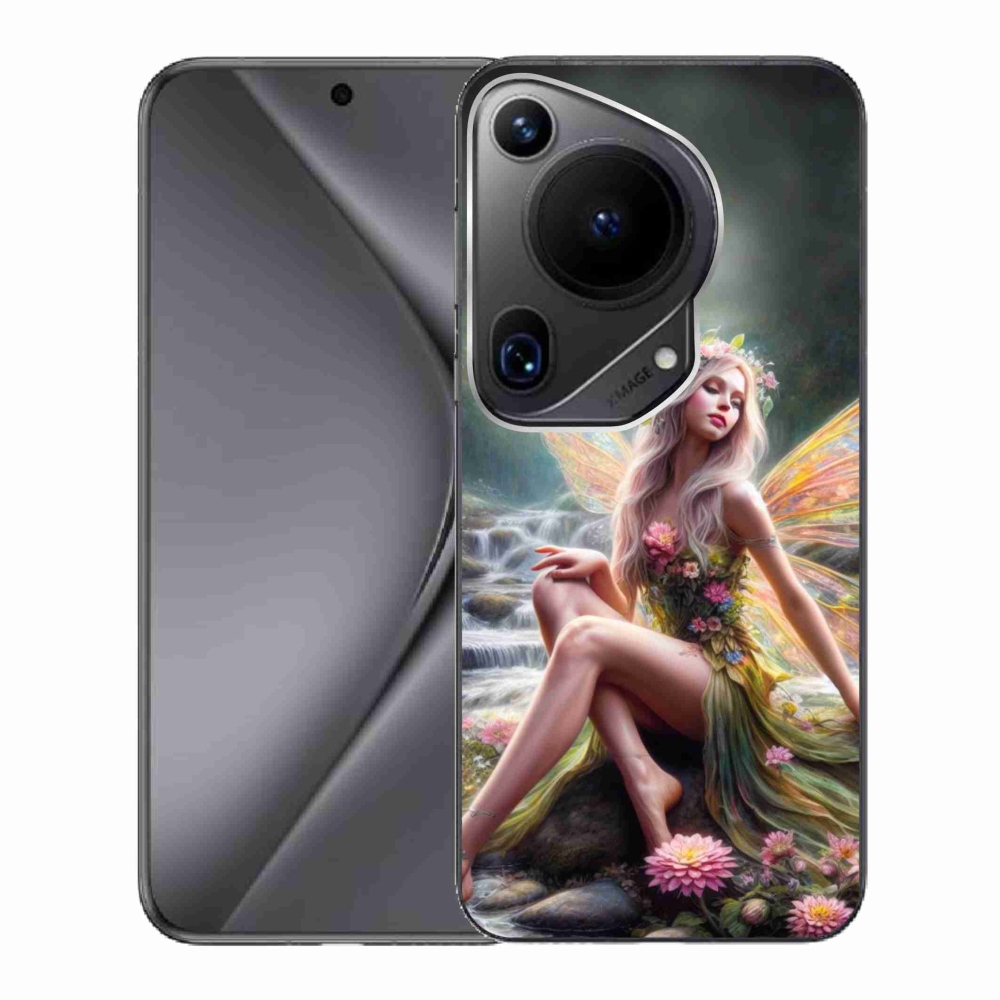 Gél borító mmCase a Huawei Pura 70 Ultra - pillangó nőhöz 1