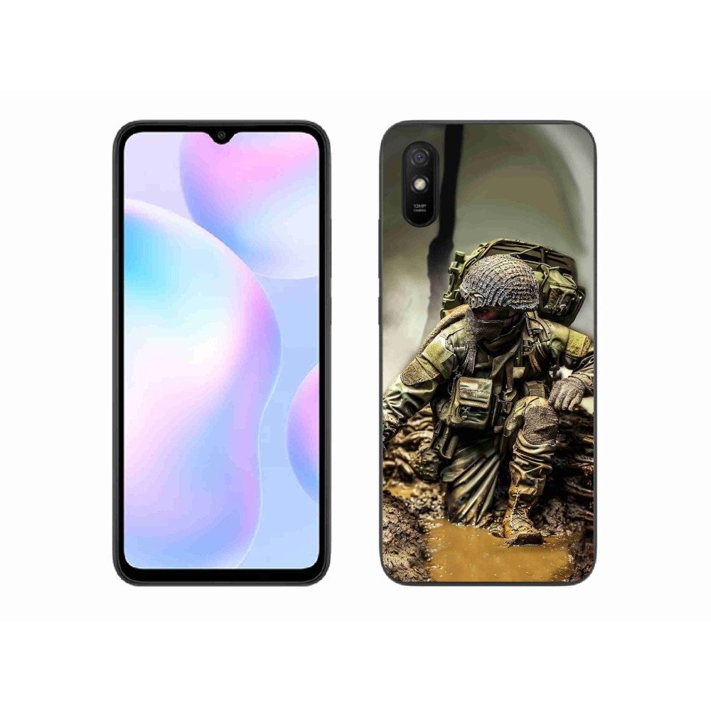 Gél borítás mmCase a Xiaomi Redmi 9AT-hoz - katona