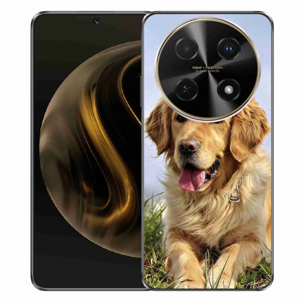 Gél tok mmCase a Huawei Nova 12i készülékhez - arany retriever