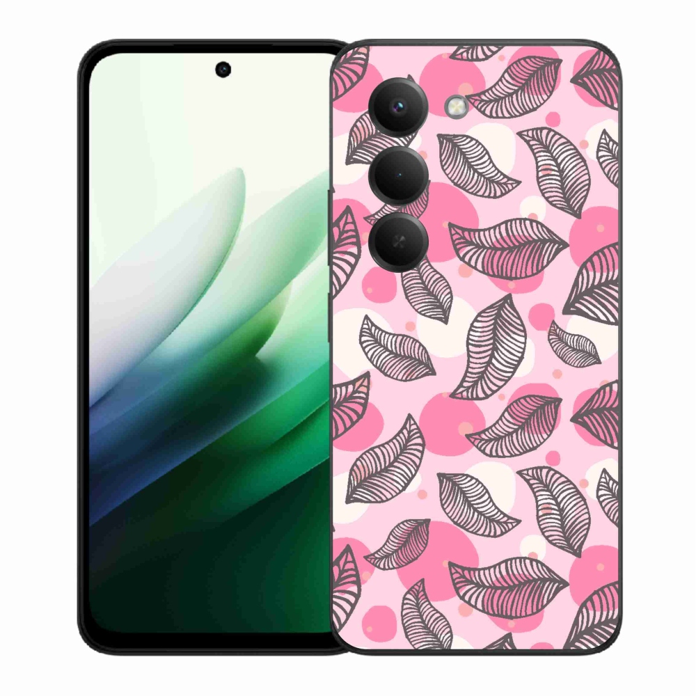 Gél borító mmCase a Xiaomi Redmi 15 5G-hez - rajzfilmes hulló levelek