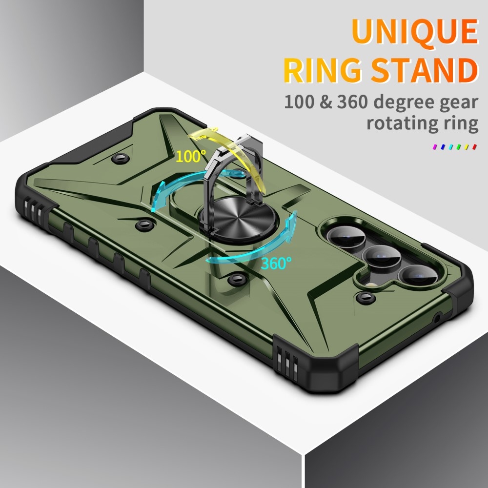 Cseppálló borítás Samsung Galaxy A26 5G készülékhez - sötétzöld