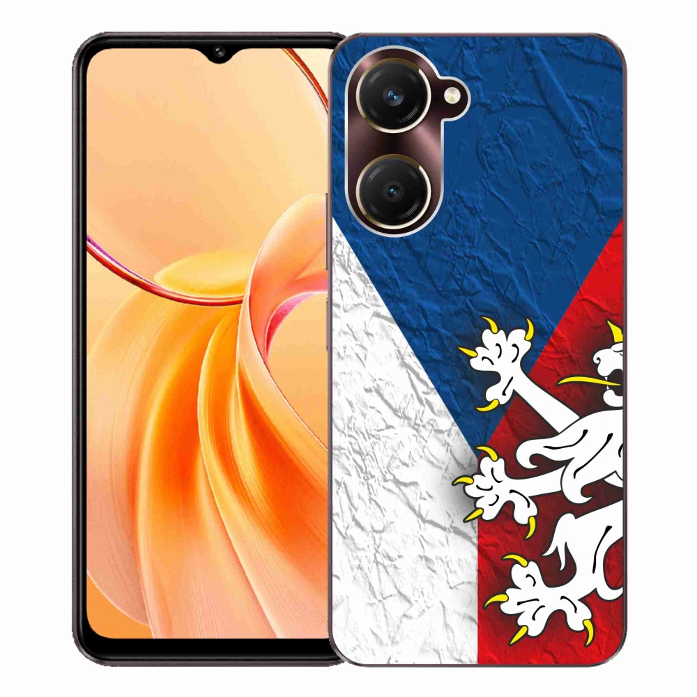 Zselés borító mmCase a Vivo Y28s 5G - cseh zászlóhoz 1