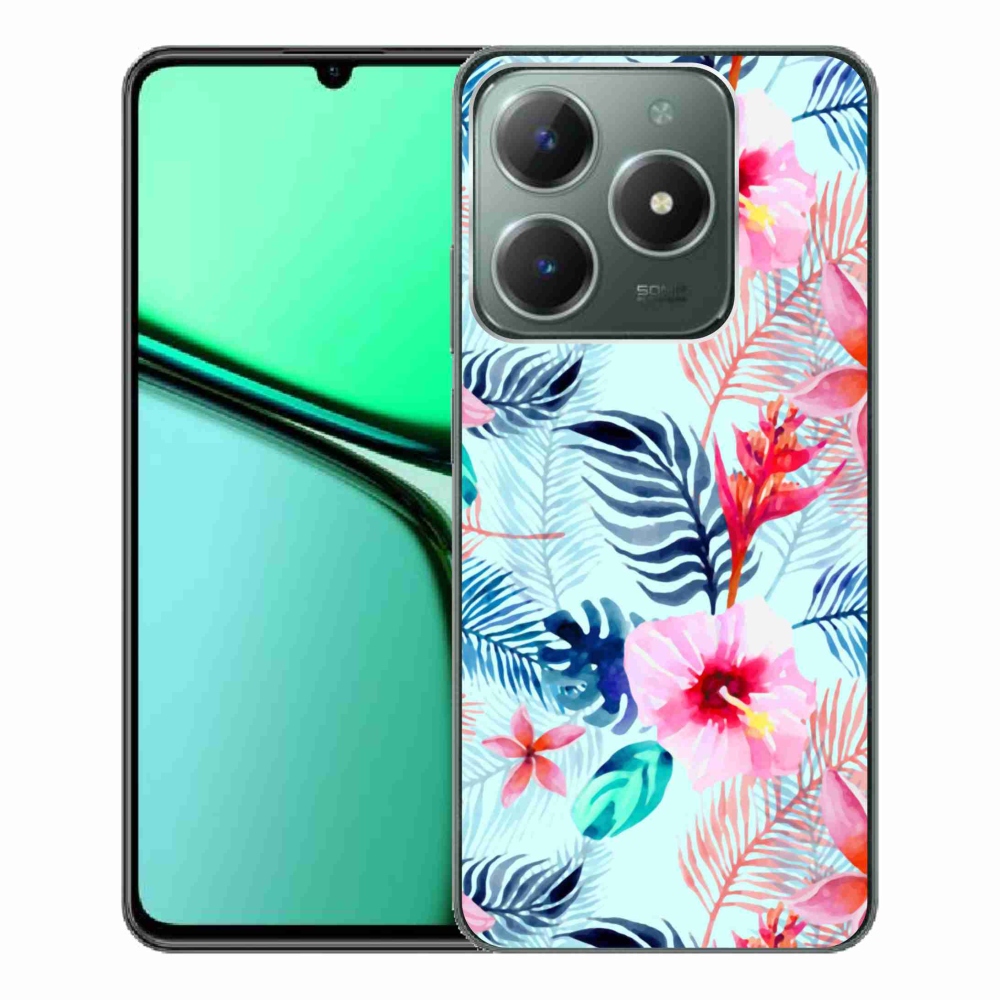 Zselés borító mmCase a Realme C61 készülékhez - virágok