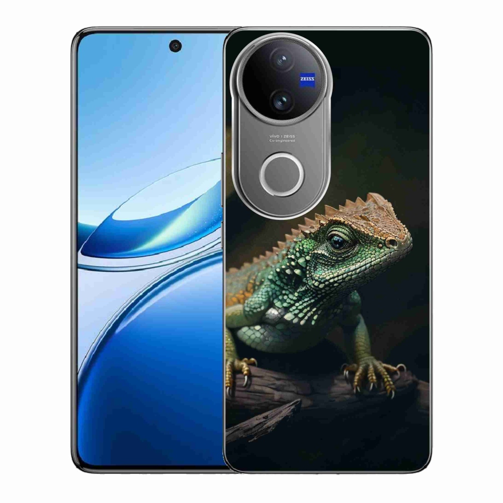 Zselés borítás mmCase a Vivo V50 5G készülékhez - gyík