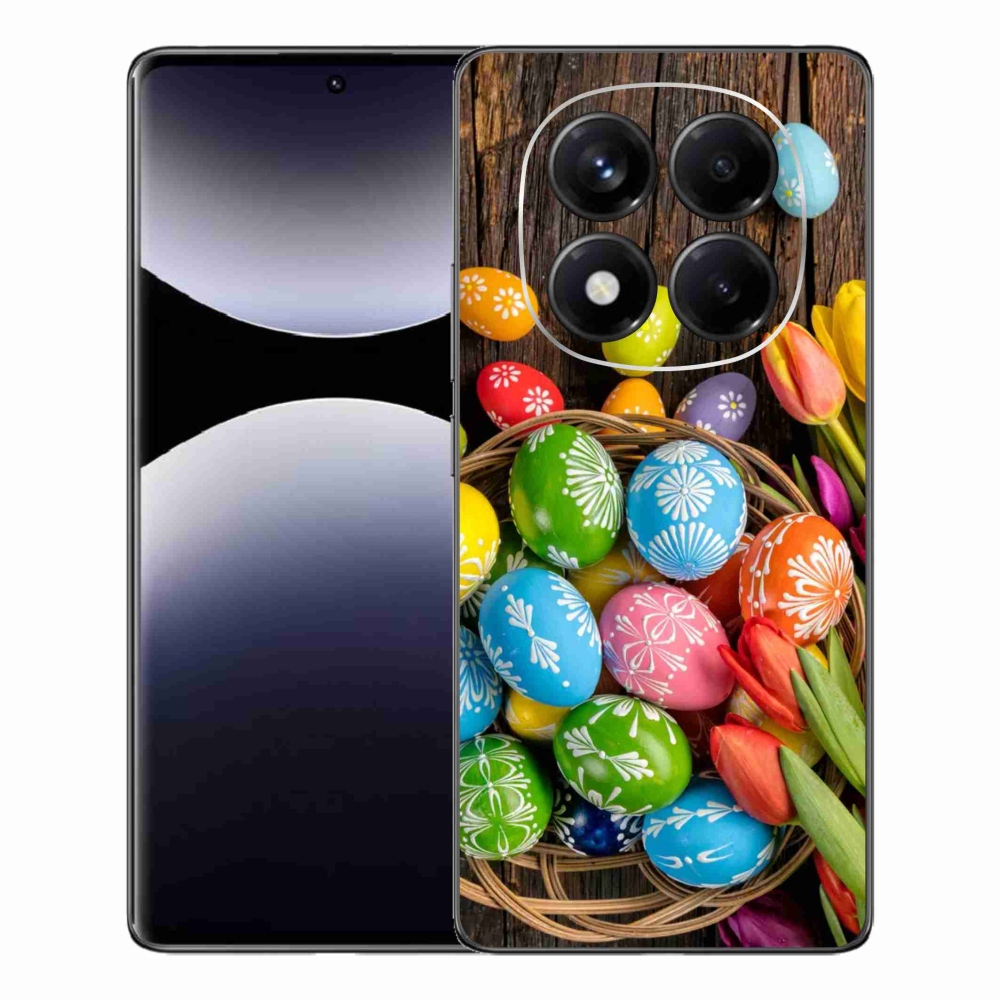 Gél borítás mmCase a Xiaomi Redmi Note 14 Pro számára - Húsvéti tojások