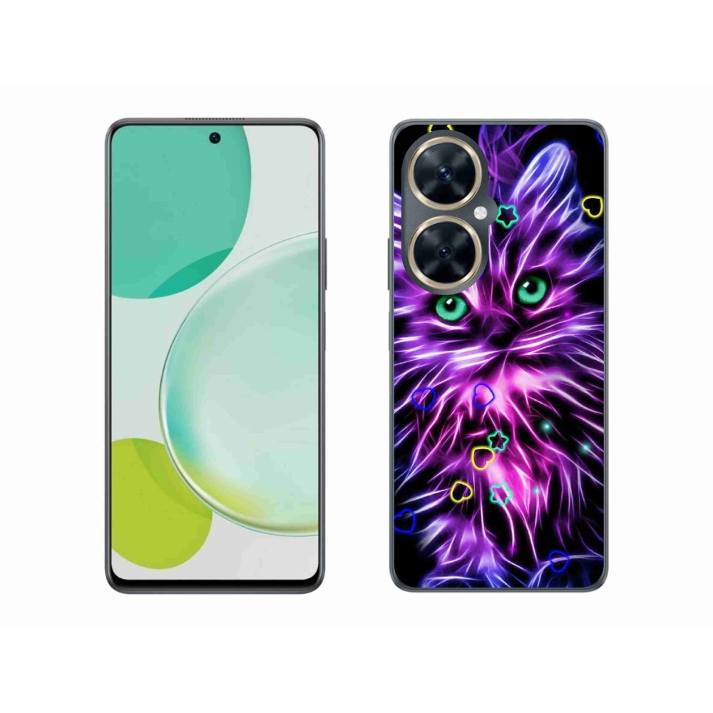 Gél borító mmCase a Huawei Nova 11i készülékre - absztrakt macska