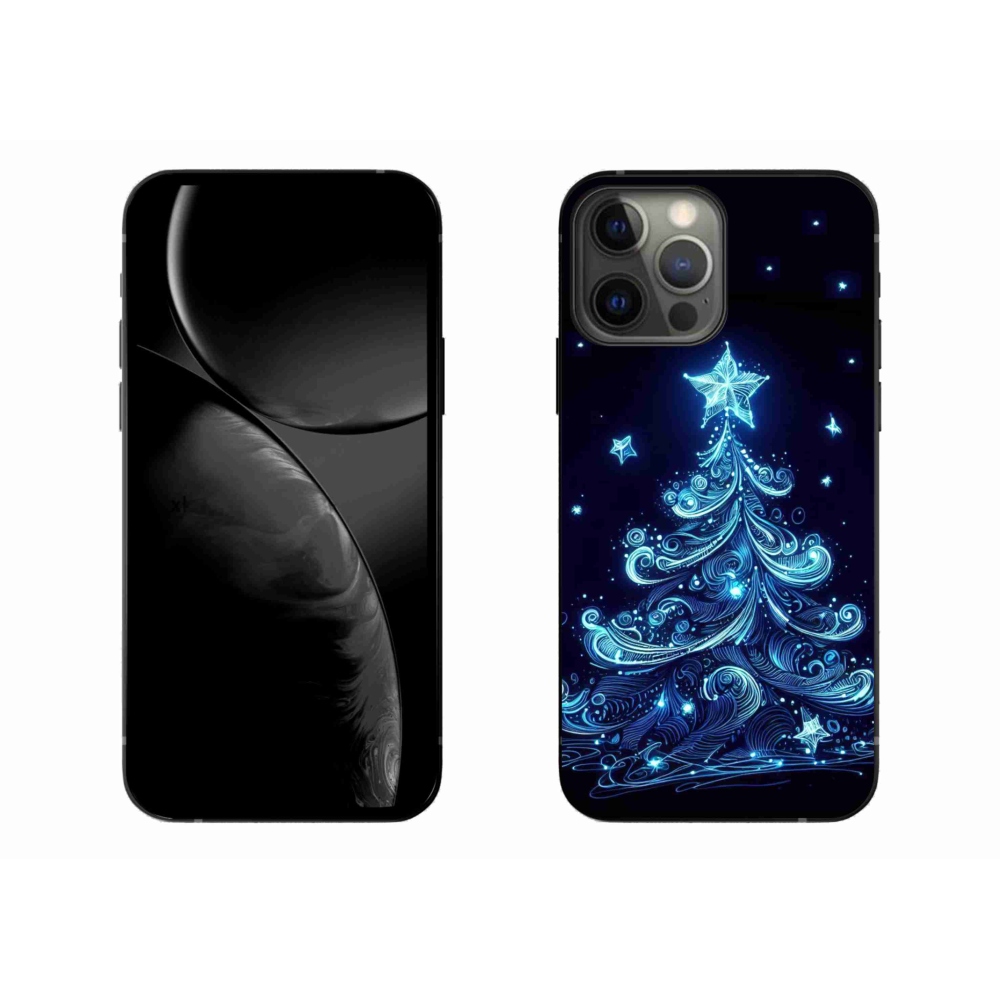 Gél borítás mmCase iPhone 13 Pro Max 6.7 készülékhez - neon karácsonyfa 4