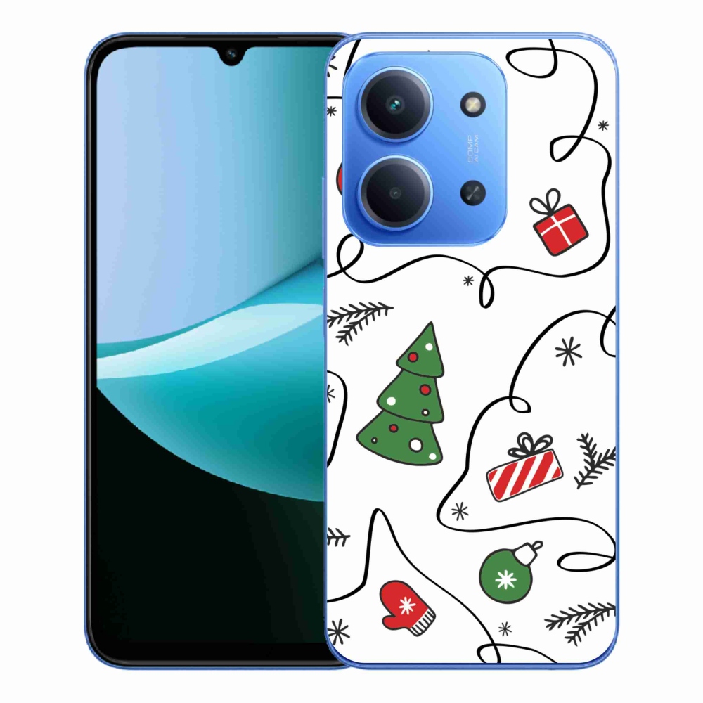 Gél borítás mmCase a Xiaomi Redmi 15C 4G/5G (173mm) - karácsonyi motívumokhoz