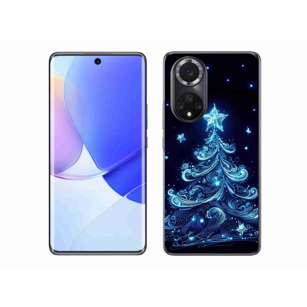 Zselés borítás mmCase a Honor 50-hez - neon karácsonyfa 4