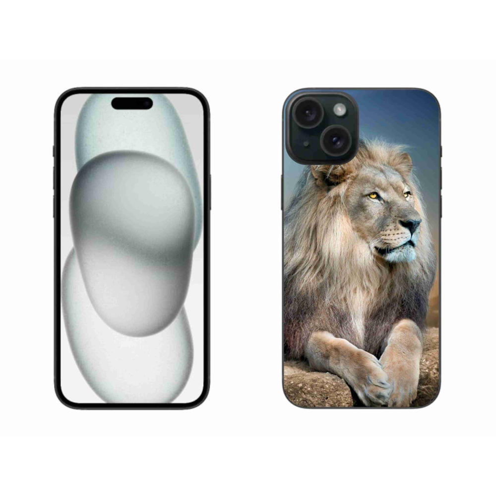 Gél tok mmCase iPhone 15 Plus készülékhez - Lion 1