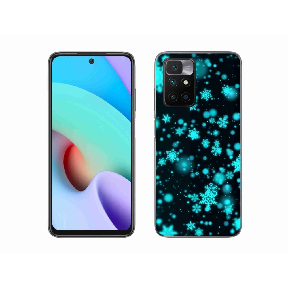 Gél védőhuzat mmCase a Xiaomi Redmi 10/Redmi 10 (2022) - hópelyhek 1