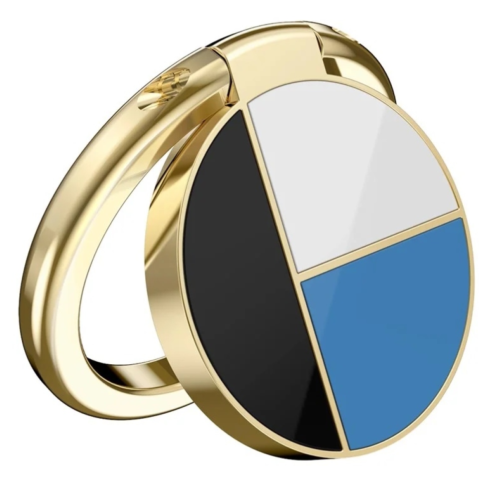 AHASTYLE ST12 mobiltelefon ujjtartó - fekete/fehér/kék