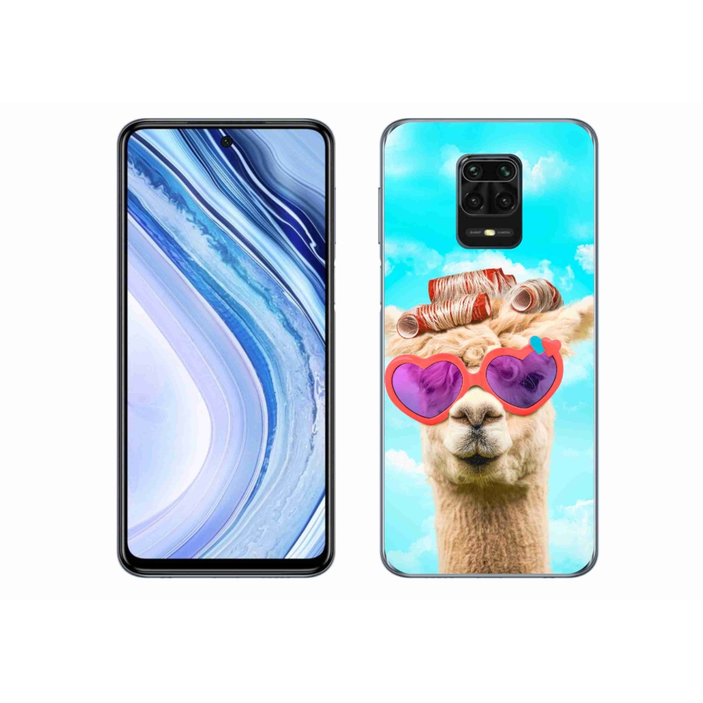 Zselés borítás mmCase a Xiaomi Redmi Note 9 Pro-hoz - szemüveges láma