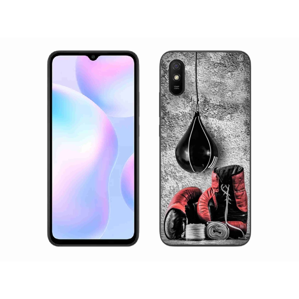 Gél borítás mmCase a Xiaomi Redmi 9A számára - bokszzsák és kesztyűk