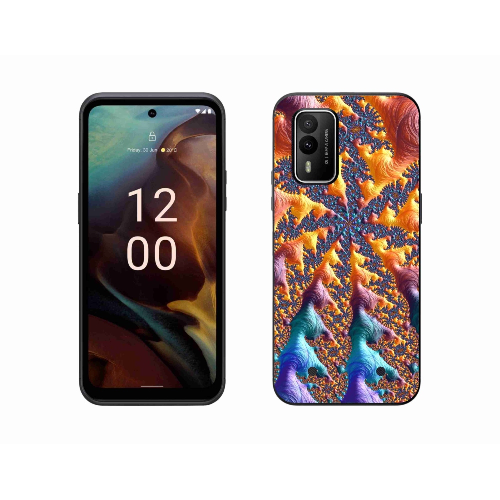 Zselés borítás mmCase a Nokia XR21 készülékhez - absztrakt motívum 23