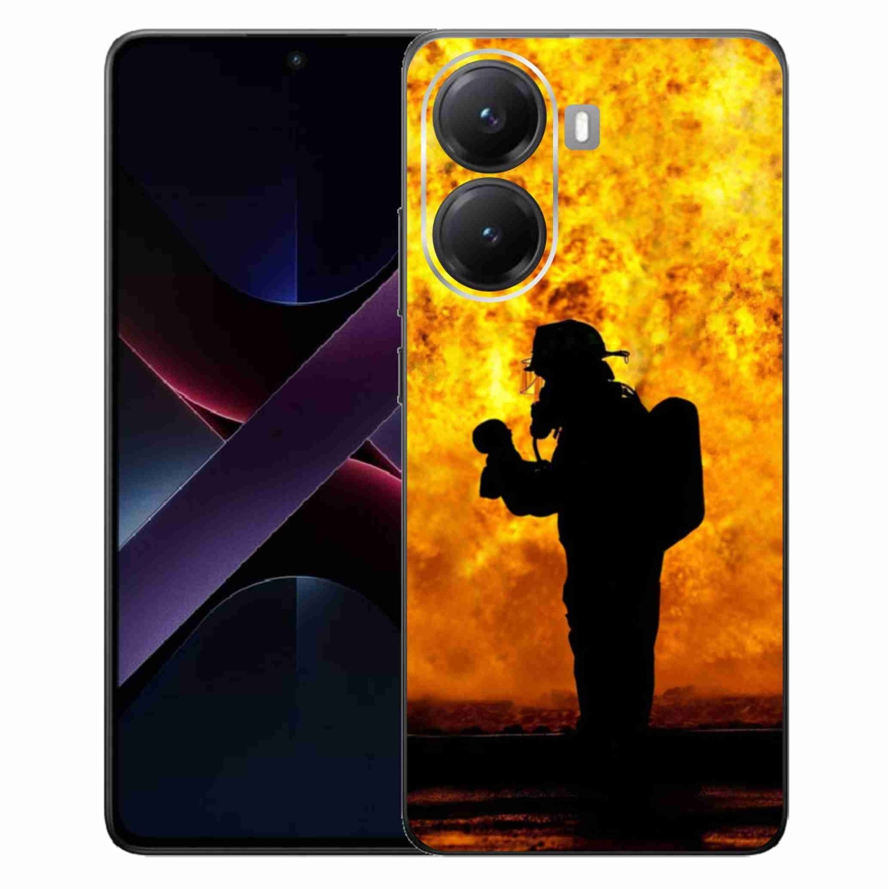 Gél borítás mmCase a Xiaomi Poco X7 Pro 5G számára - tűzoltó