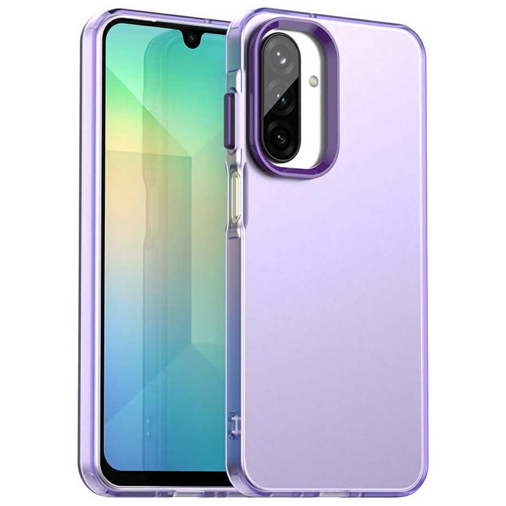 Candy matt zselés tok Samsung Galaxy A26 5G - lila