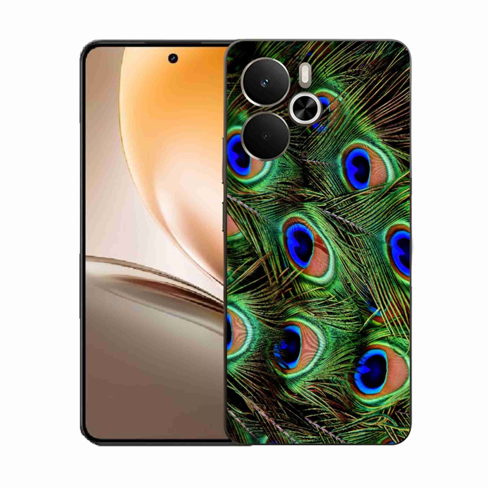 Gél borítás mmCase a Realme 14 5G/14T 5G készülékhez - pávatoll