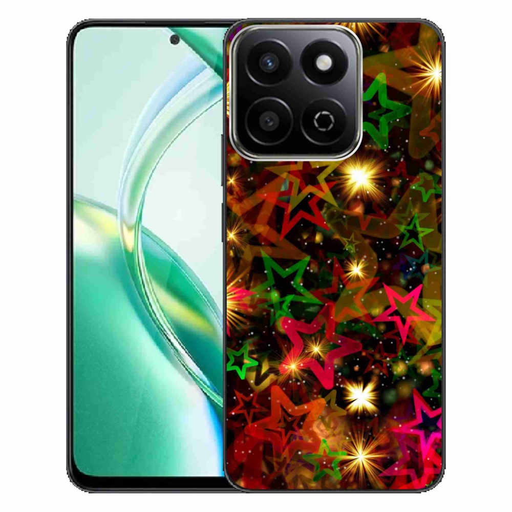 Zselés borítás mmCase a Honor 200 Smart 5G készülékhez - színes csillagok