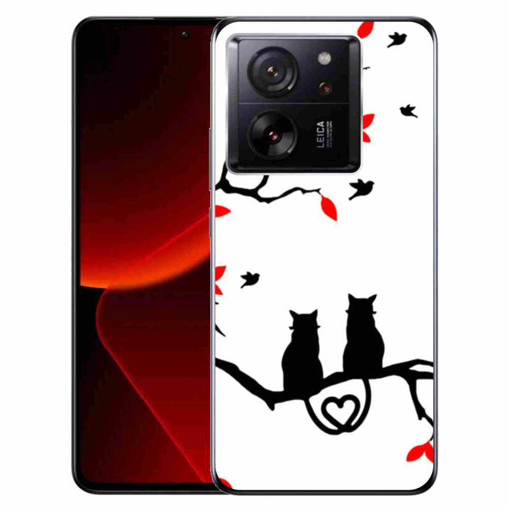 Gél borítás mmCase a Xiaomi 13T/13T Pro számára - macska szeretet