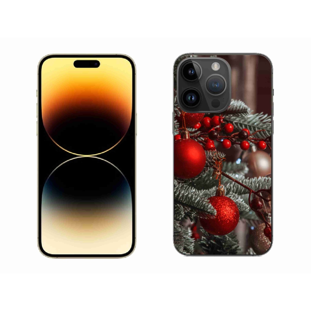 Gél borítás mmCase iPhone 14 Pro Max készülékhez - karácsonyi dekorációk 2