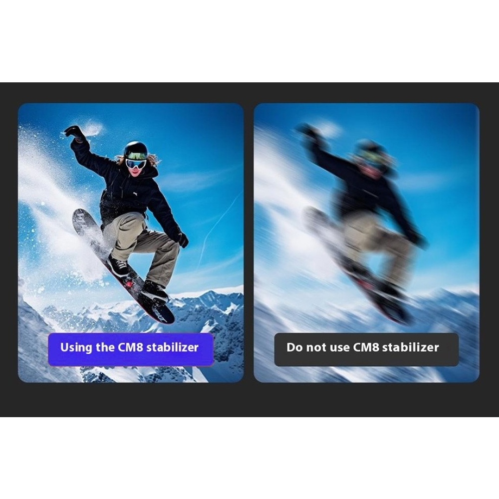 FunSnap CM8 összecsukható 3 tengelyes telefonstabilizátor állvánnyal