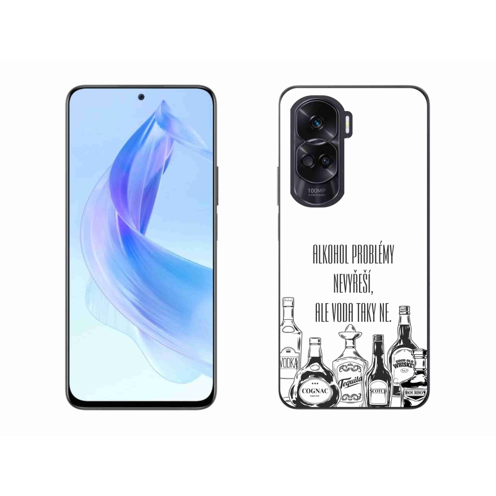 Gél borító mmCase a Honor 90 Lite-hoz - vicces szöveg fehér háttérrel