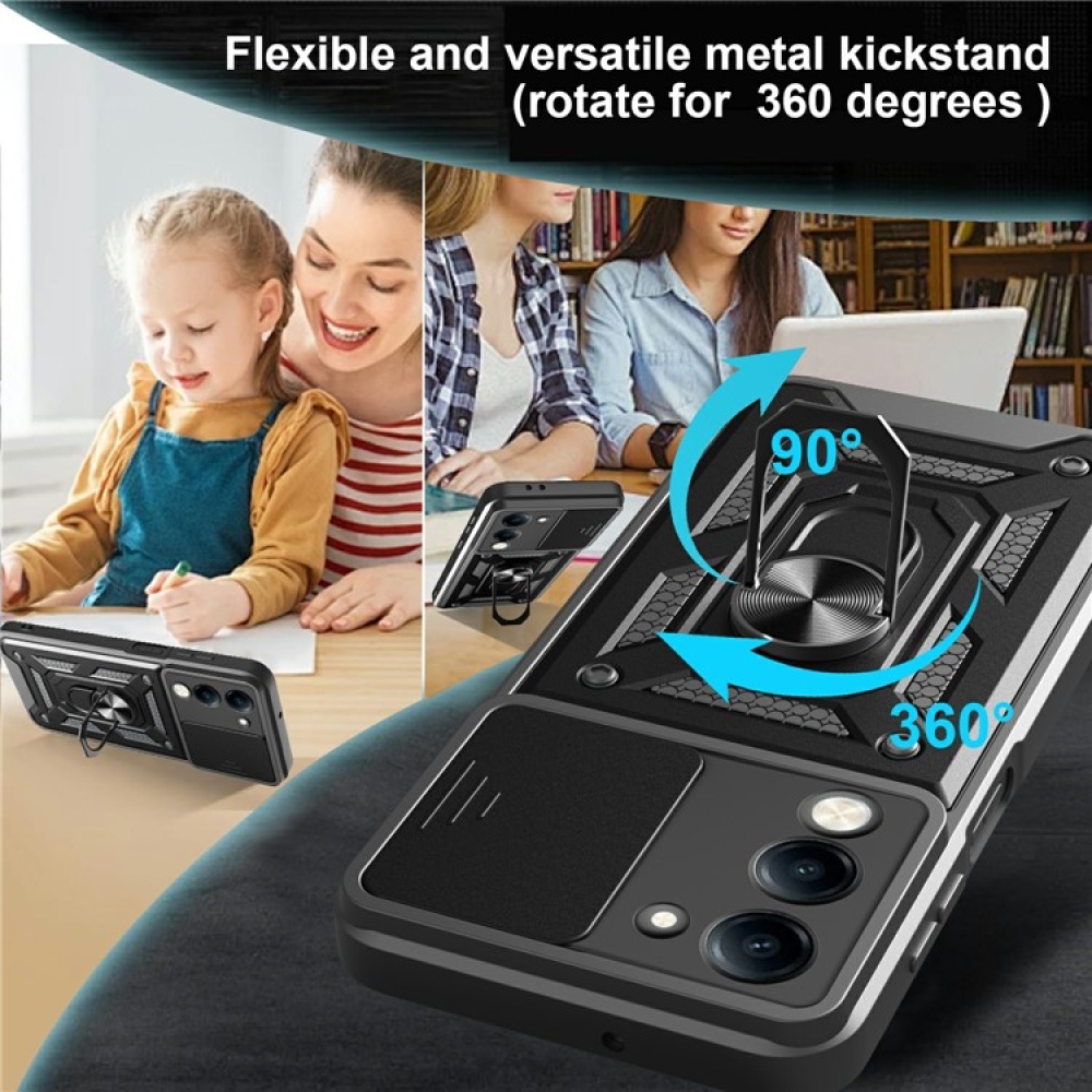 Csúszásálló borítás a Vivo Y29s 5G készülékhez - fekete