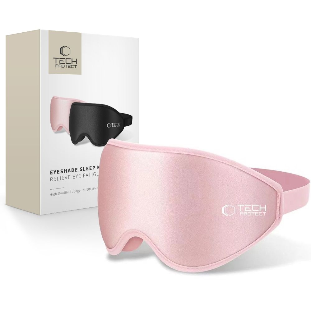 Tech-Protect EyeShade 3D alvómaszk - rózsaszín