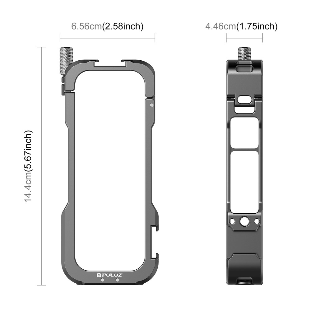 PULUZ védőkeret objektívsapkával Insta360 X4-hez