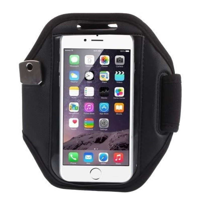 Absorb fitnesz kézitáska 140*72 mm-es telefonokhoz - fekete színben