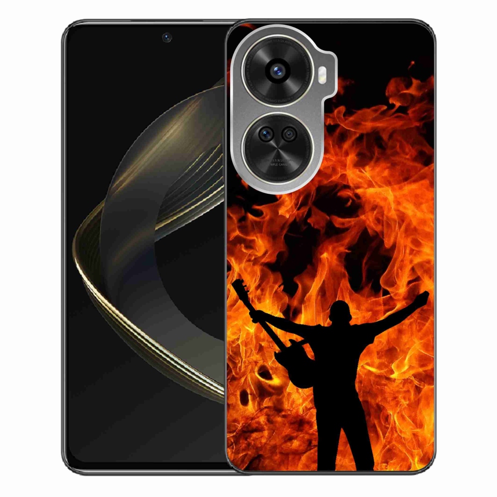 Gél borítás mmCase a Huawei Nova 12 SE-n - zenész és tűz