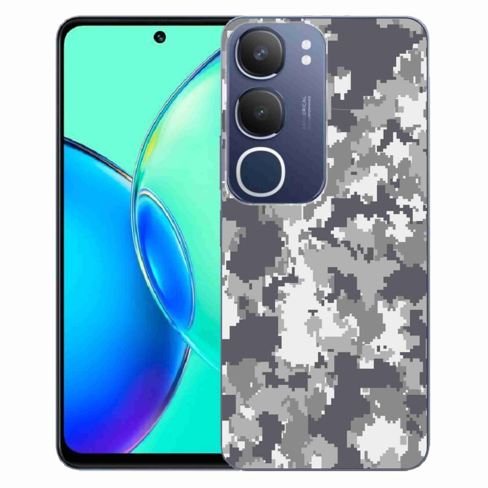 Zselés borítás mmCase a Vivo Y19s készülékhez - terepszínű minta 2