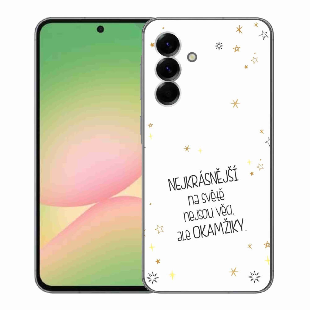 Gél borítás mmCase Samsung Galaxy A56 5G - idézem 4 fehér háttér